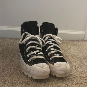 Converse Black and White High-Top Sneakers